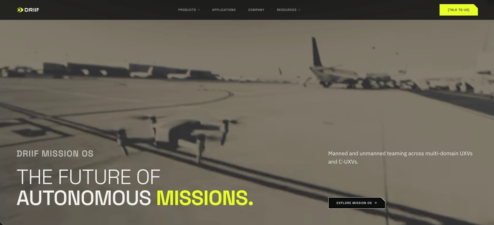 Driif website