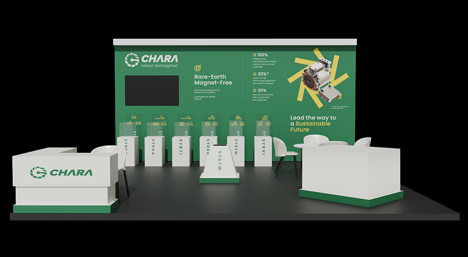 Chara event stall design, EV Auto Show 2024
